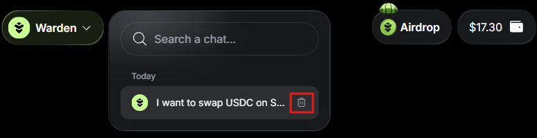 Manage existing threads in Warden